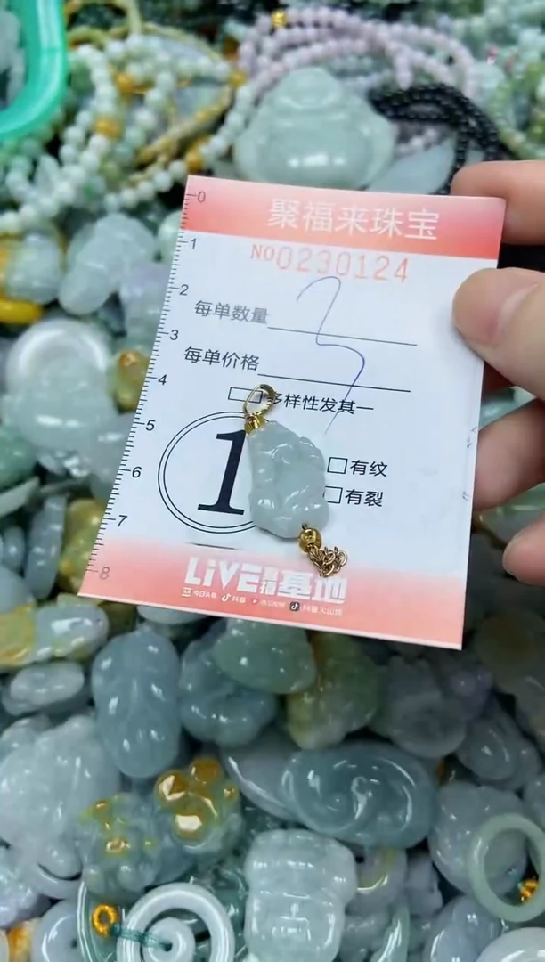颈饰未镶嵌翡翠闪购0230124