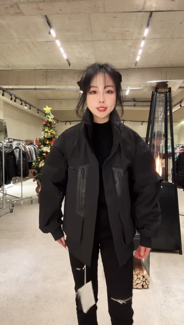 52码（140-150斤）男士机甲风鹅绒服