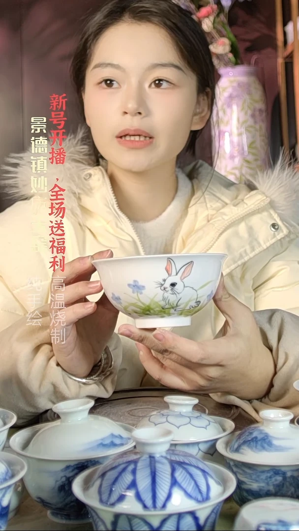 盘陶妙庐玉窑正德饭碗