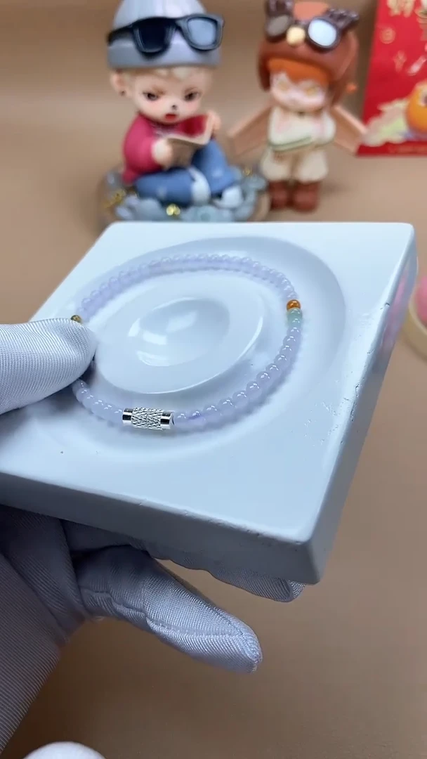 【闪购商品】翡翠手串未镶嵌天然翡翠A货 BAI