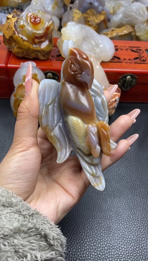 【闪购商品】玛瑙/玉髓摆件未镶嵌00