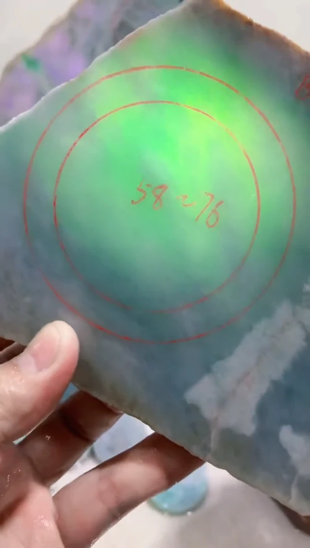 裸石翡翠0蒙0翡翠珠宝844