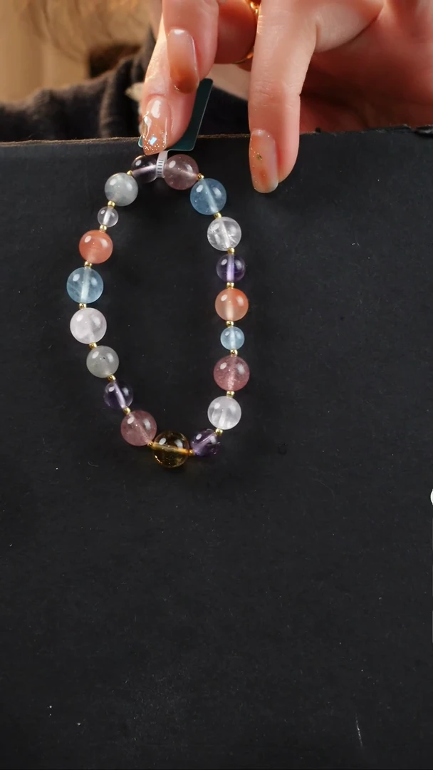 【闪购商品】水晶手绳银S925镶嵌@@F021B016966