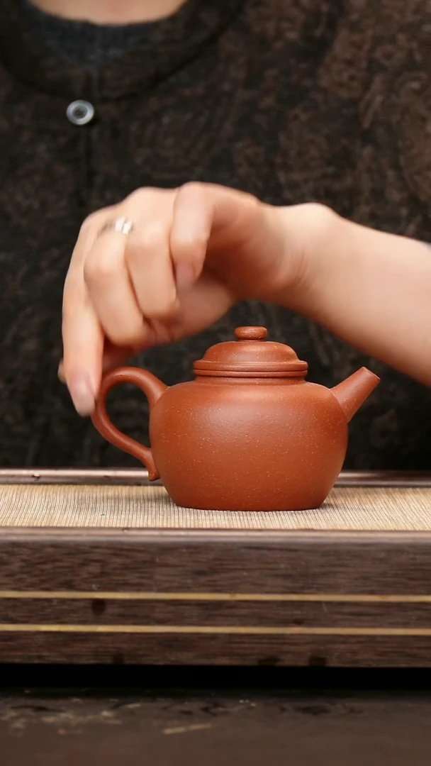 茶壶紫砂降坡泥 大彬圈钮