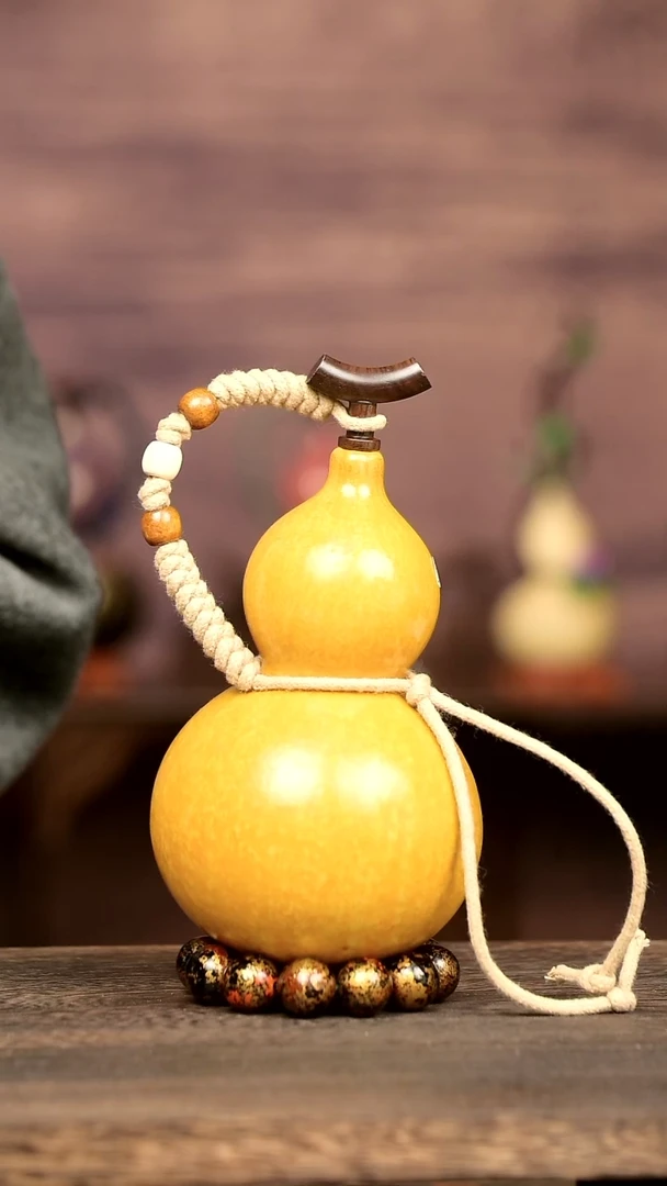 318号中药煮色 大漆葫芦水壶/酒壶 一物一拍