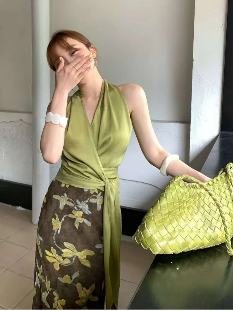 TQTQ铜钱彤钱-（套装链接）夏季时尚性感显瘦小众修身设计感套装