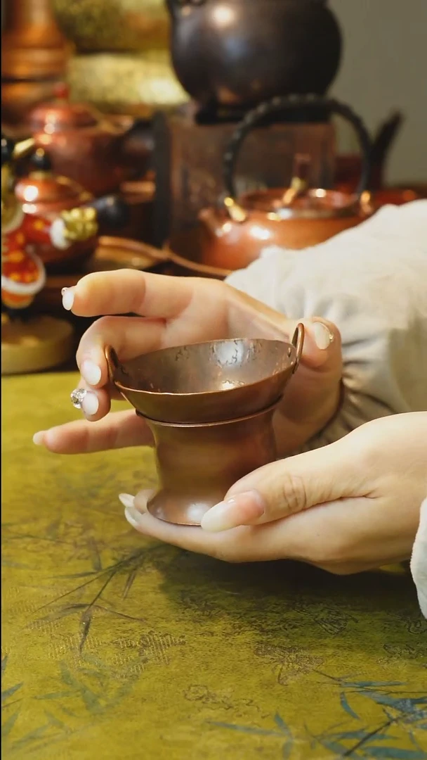 纯紫铜小锅漏加托