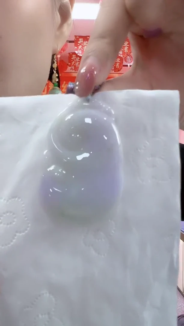 颈饰未镶嵌翡翠孤品如意