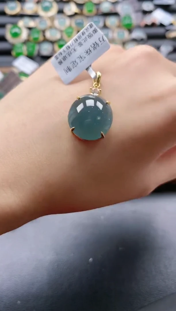 【闪购商品】翡翠戒指银S925镶嵌51511