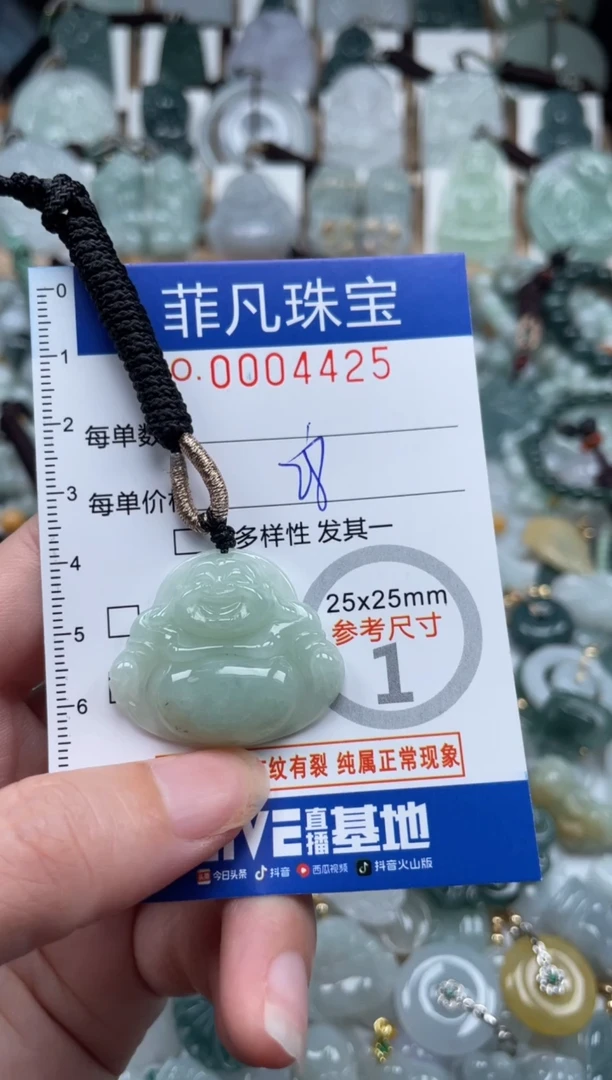 翡翠未镶嵌颈饰00..4425