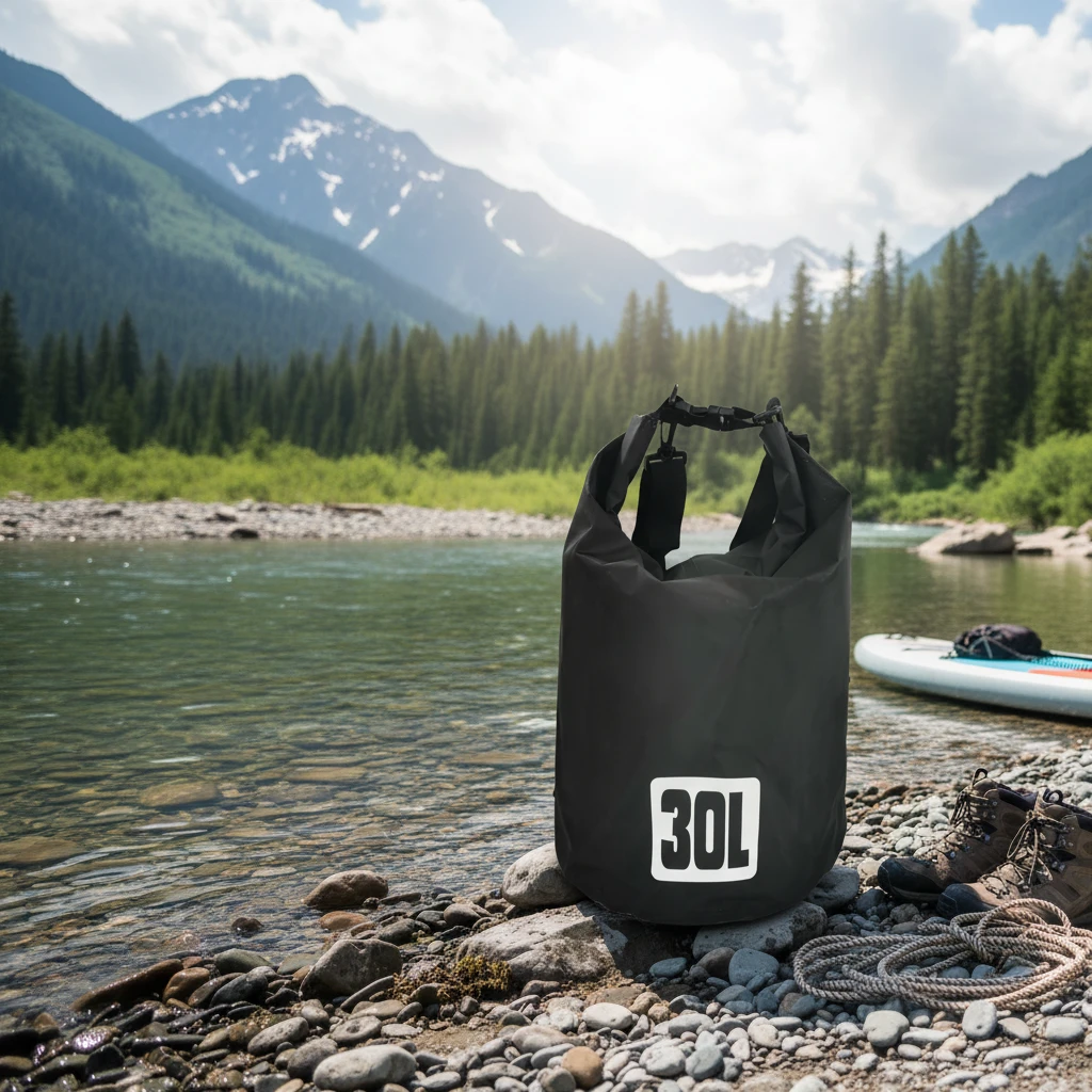 TS1810  户外多功能防水背包（炫酷黑30升）双肩款