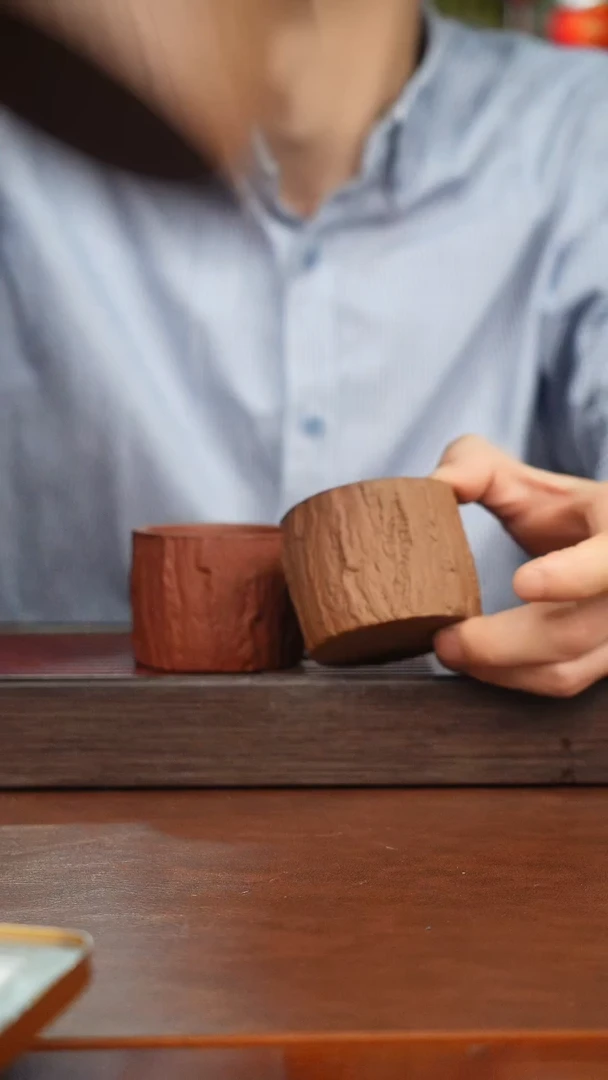 茶杯紫砂树桩主人杯