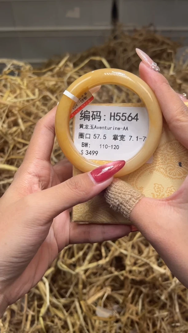 未镶嵌手镯石英质玉H5564