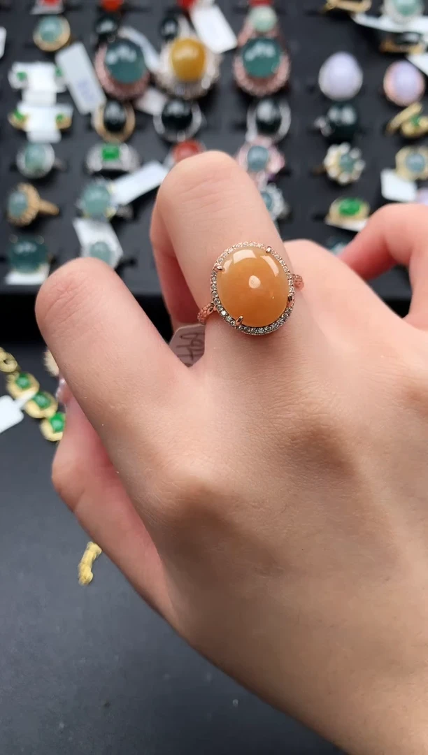 【闪购商品】翡翠戒指银S925镶嵌512412