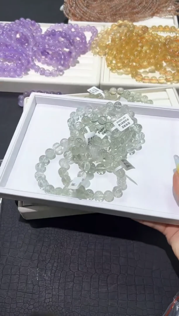 水晶手串未镶嵌39d多样性发其一【1条】默认微瑕11mm