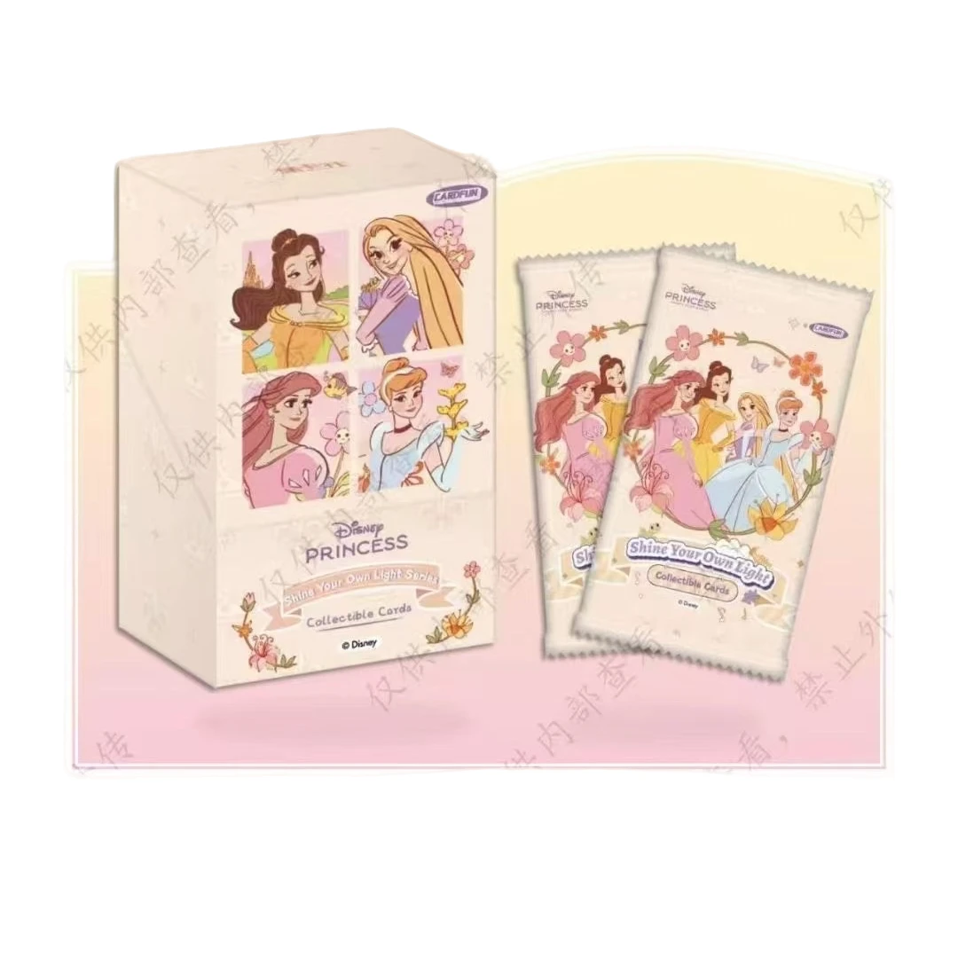【拆盒】迪士尼公主  闪亮自我系列收藏卡 正版授权盲盒