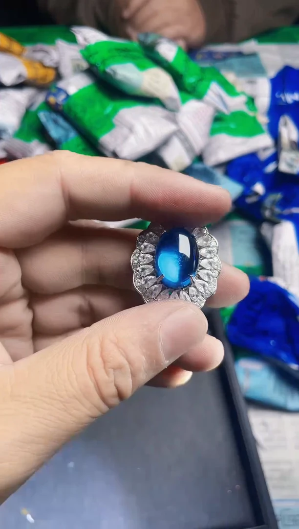 强子收货-所见即所得-多样性发其一FH111蓝色蛋面