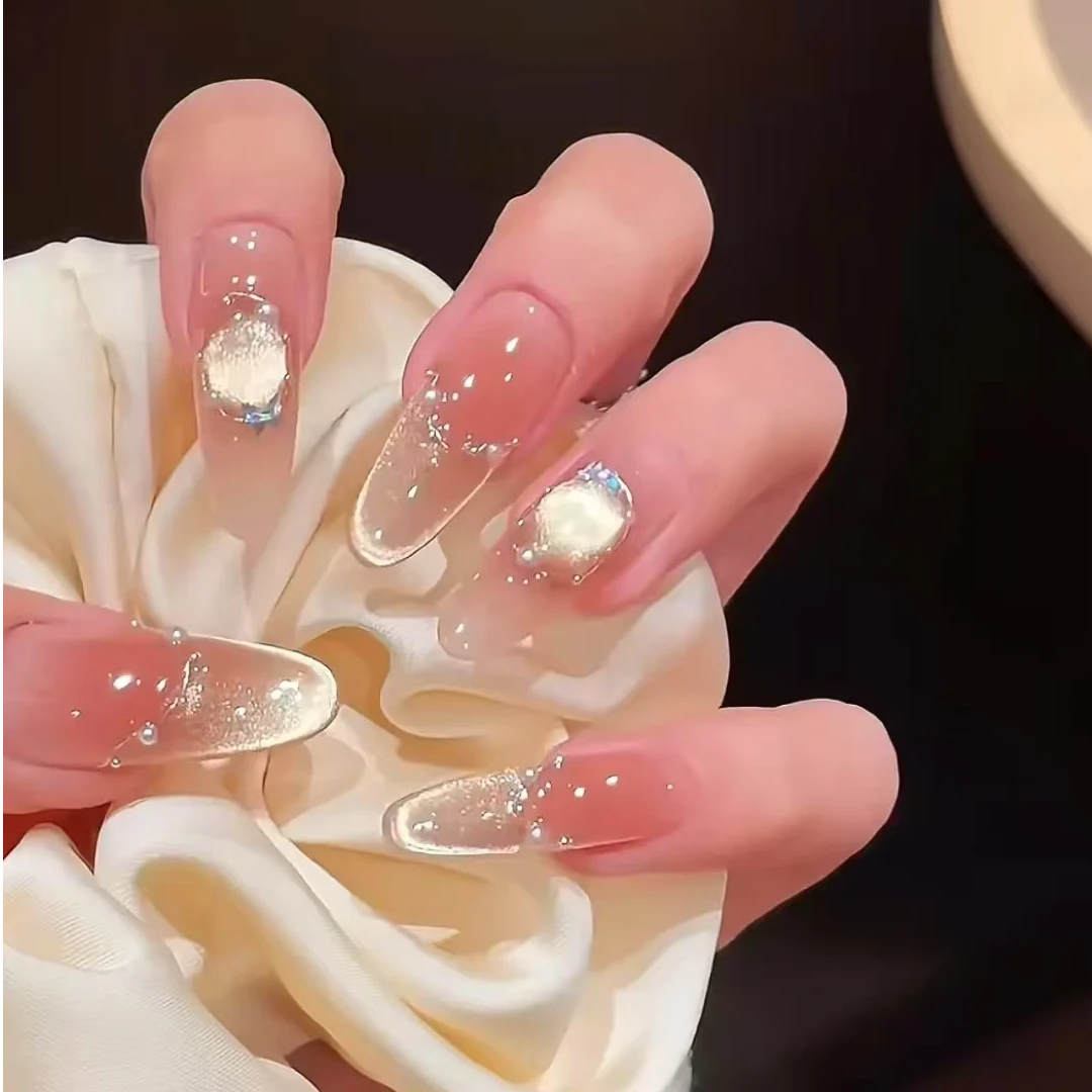 【一见倾心】时尚清新纯欲高级感可拆卸成品手工穿戴甲