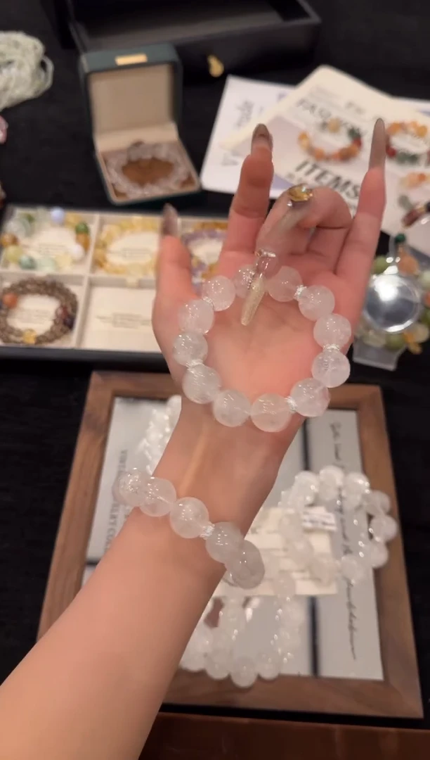 合金手链水晶白阿赛x3421