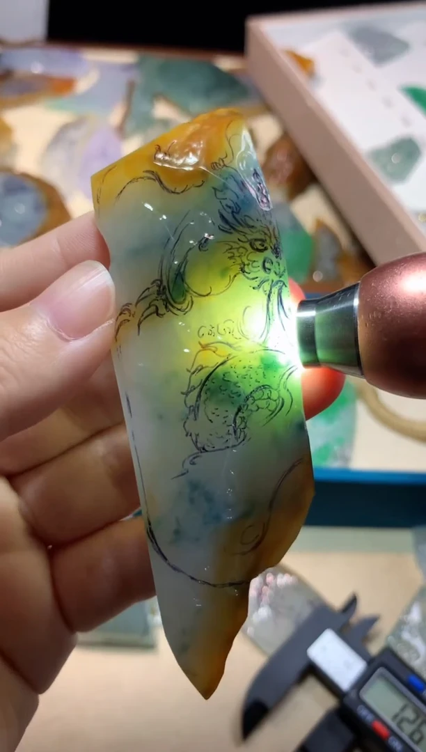 未镶嵌定制翡翠吊坠包工不退换