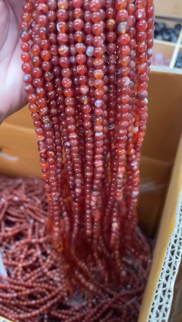 未镶嵌玛瑙/玉髓珠宝半成品卡6三条