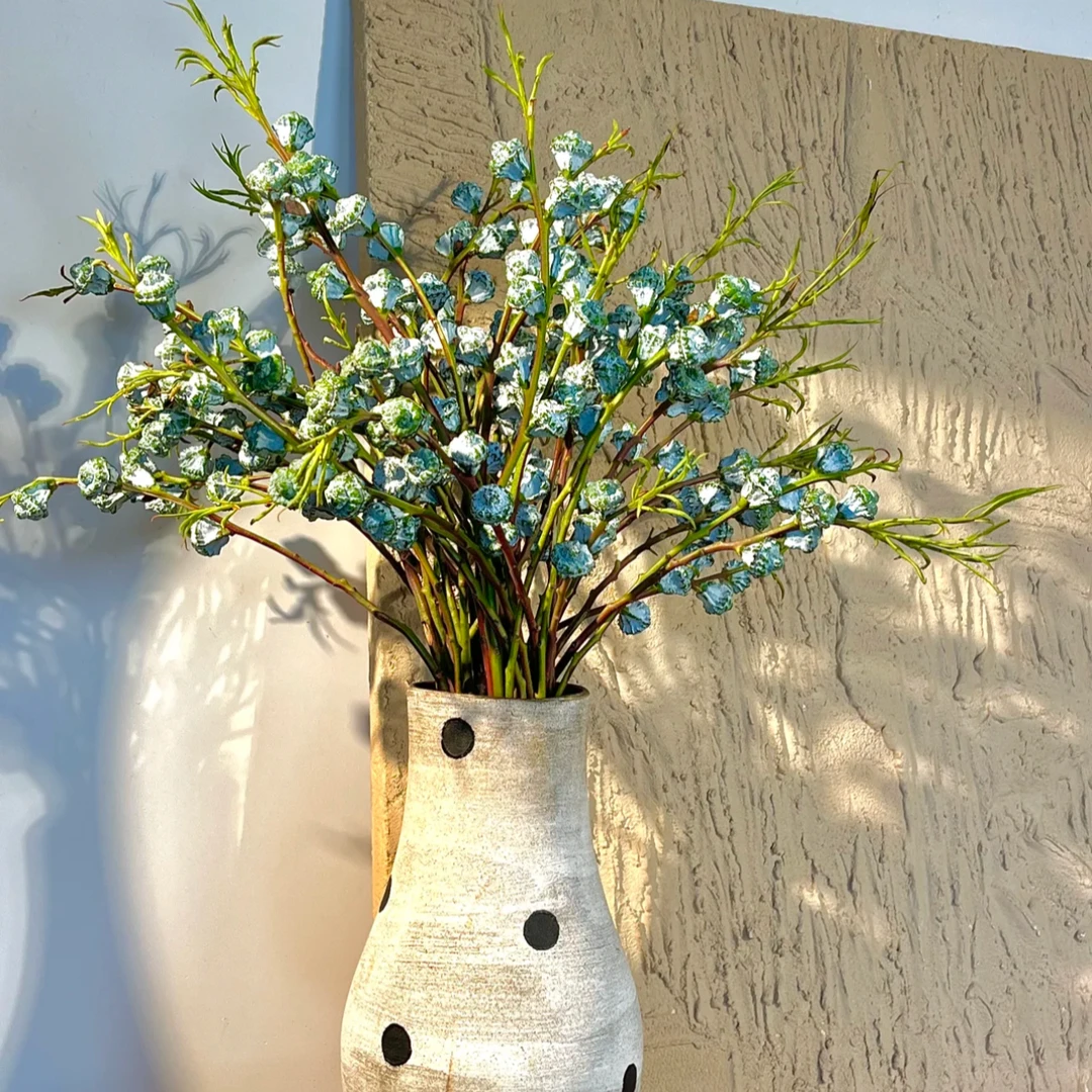 尤加利果黄金球花束 花期长可做干花摆放2到3年 居家氛围感摆件