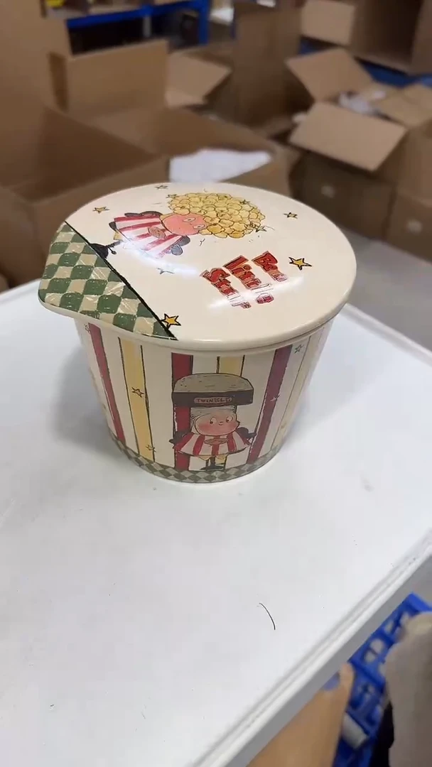 瓷片爆米花星星人泡面碗