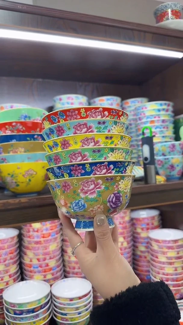 【闪购商品】瓷片5英寸饭碗6个景德镇陶瓷