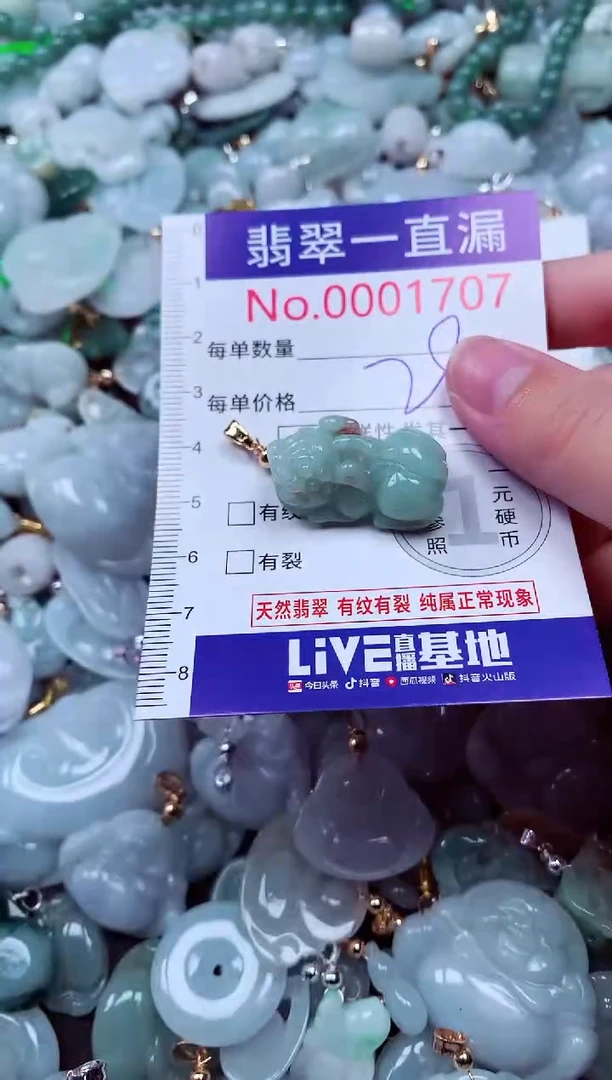 吊坠(不含链)未镶嵌翡翠1707