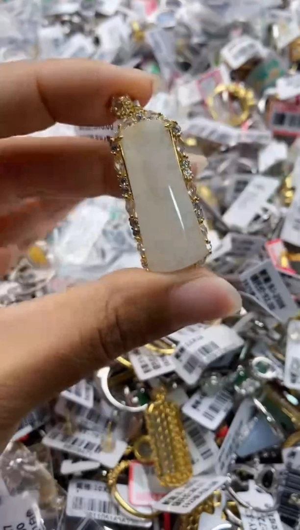 银S925镶嵌戒指翡翠2222----1