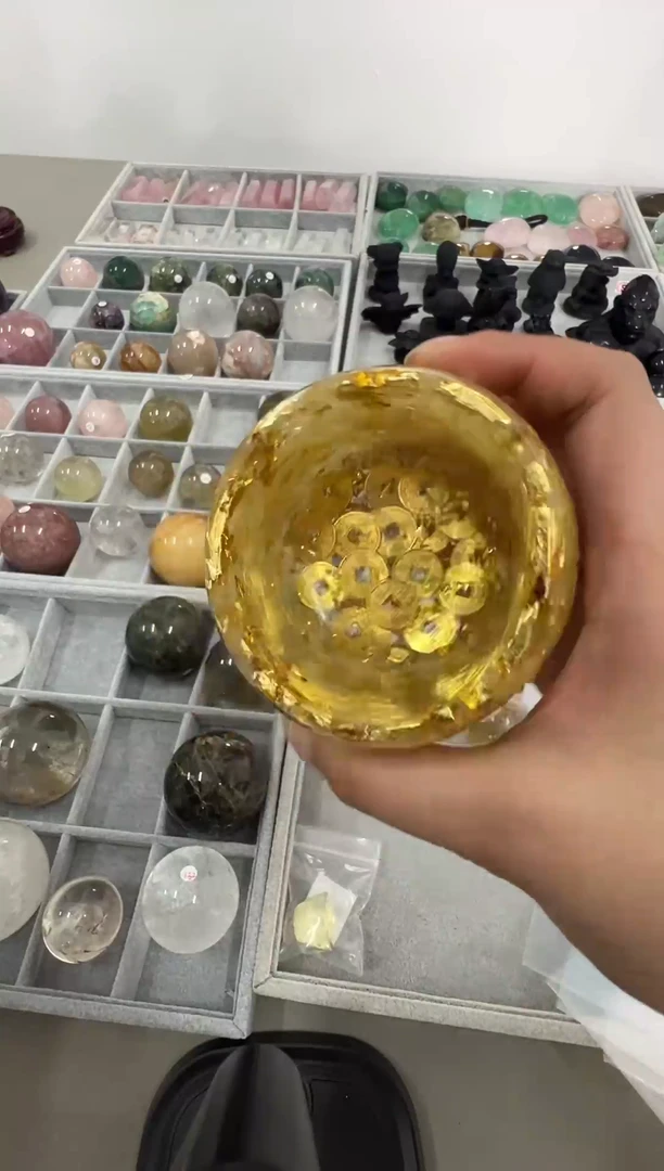 未镶嵌珠宝半成品水晶S298 约8.6cm