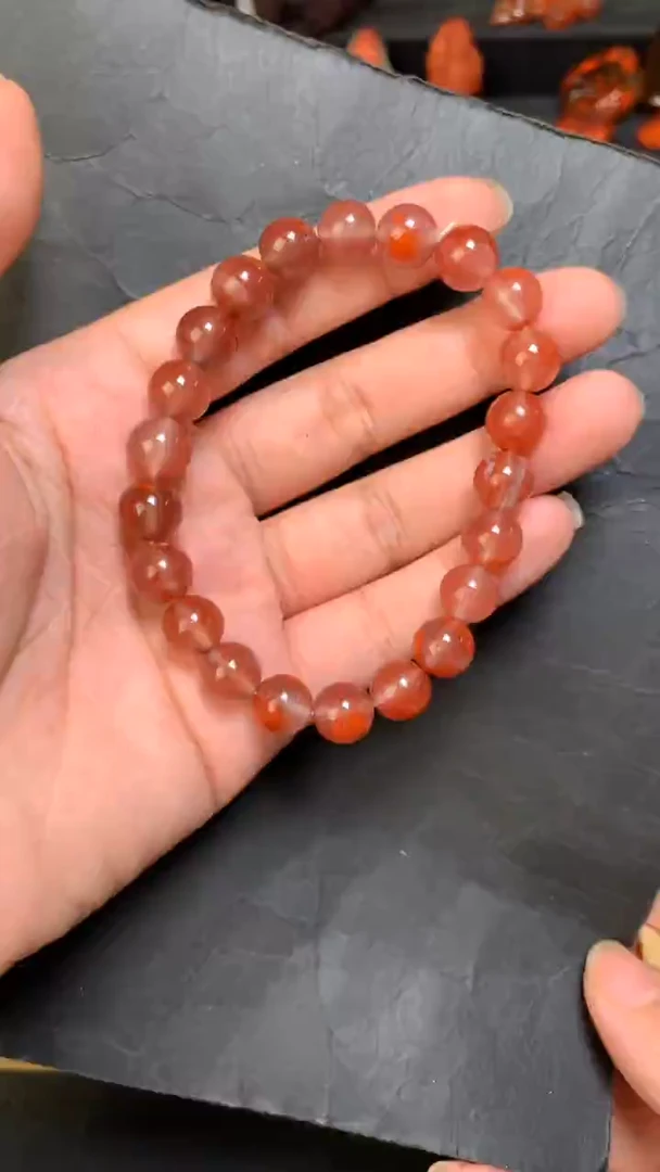 未镶嵌55南红玛瑙手串