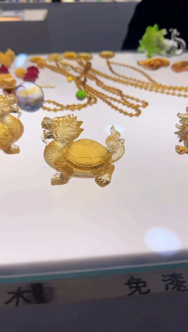 手工艺品琉璃古法琉璃小龙龟
