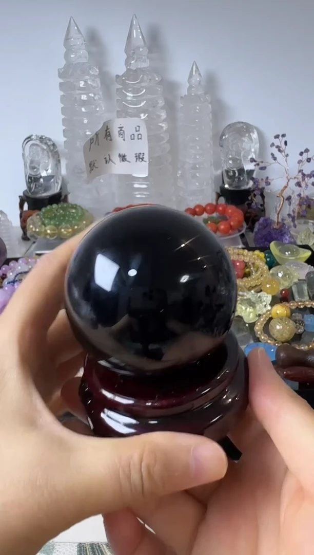 未镶嵌黑曜岩珠宝奇石17矿坑摆件