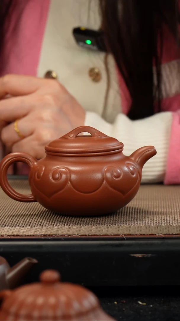 【闪购商品】紫砂茶壶红皮龙仿古