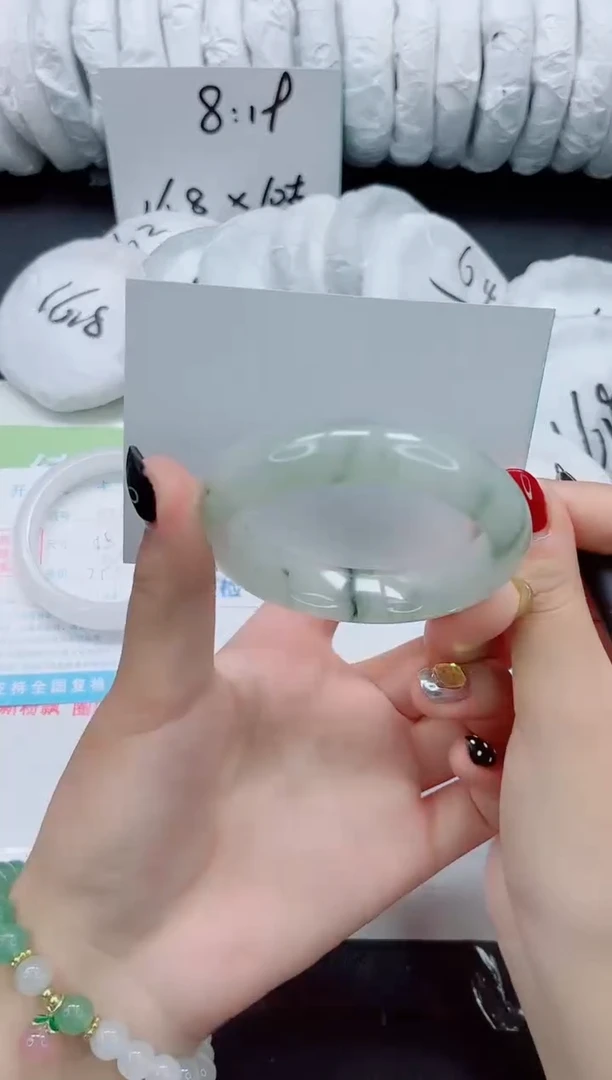 未镶嵌手镯石英质玉028-54