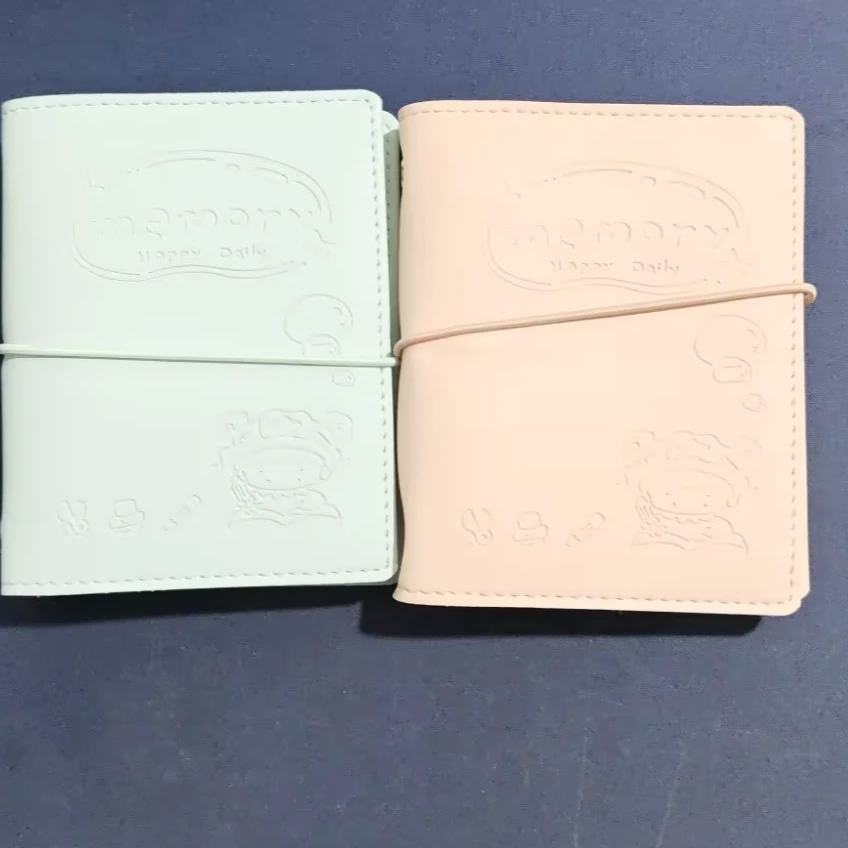 1-1-M5卡通压印活页本空白内页盖章本颜色随机 介意勿拍