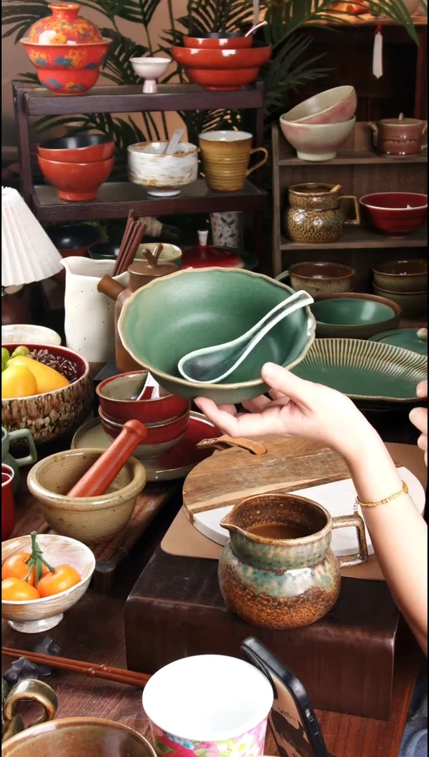 碗微瑕景德镇手工高温餐具01876