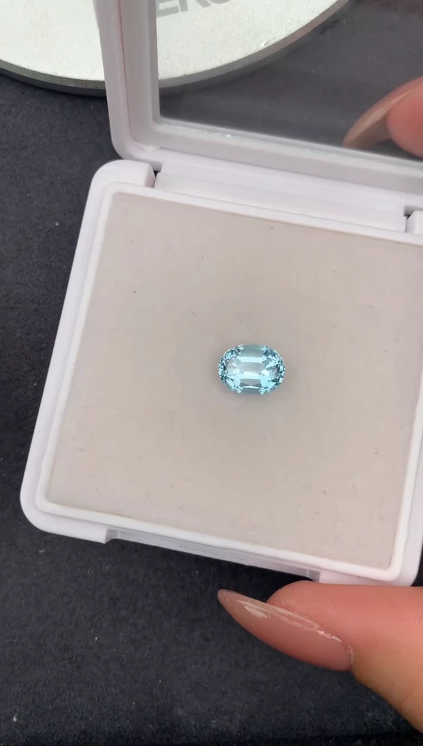 裸石海蓝宝石2.1ct海蓝宝  FH  定制