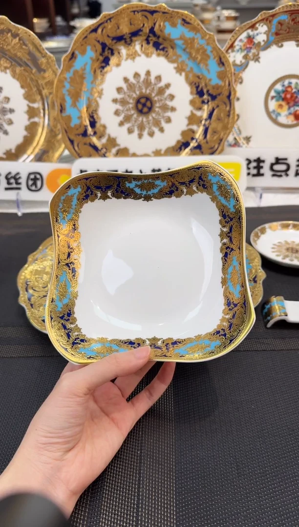 瓷片沙拉碗  2个 福利款