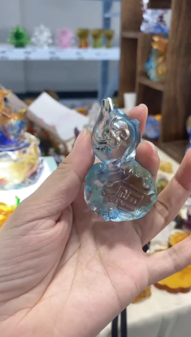 手工艺品琉璃貔貅葫芦