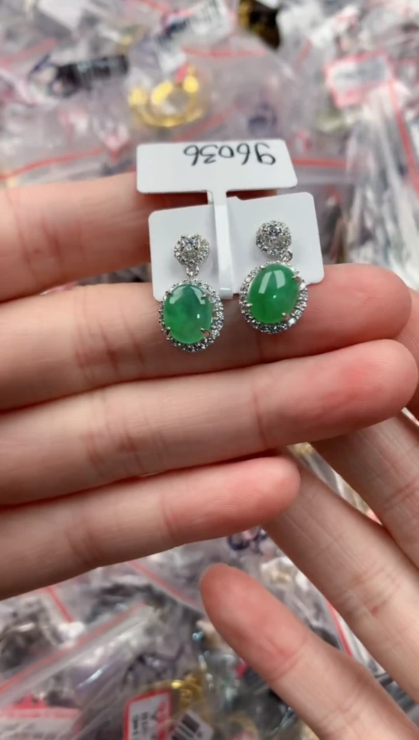 银S925镶嵌戒指翡翠9999      4