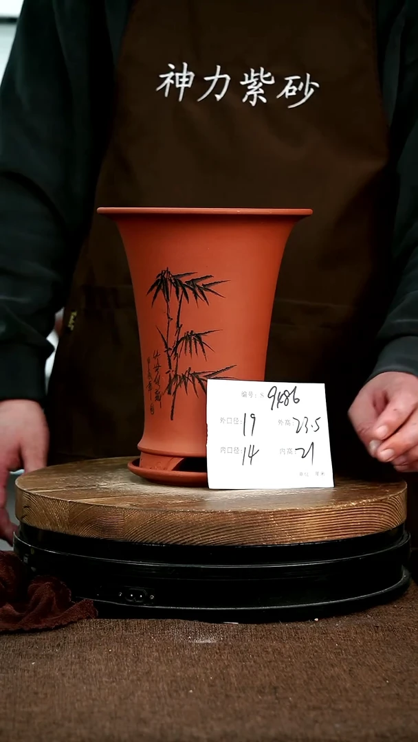 【闪购商品】紫砂花盆9486+z宜兴紫砂花盆