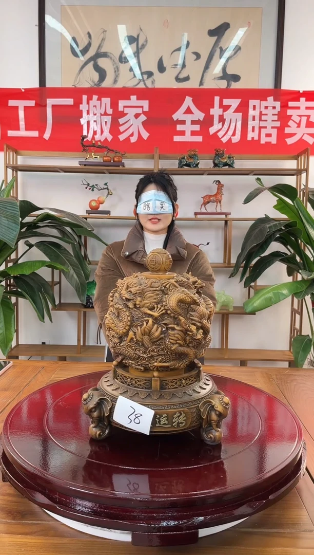 树脂树脂仓库搬家摆件清38