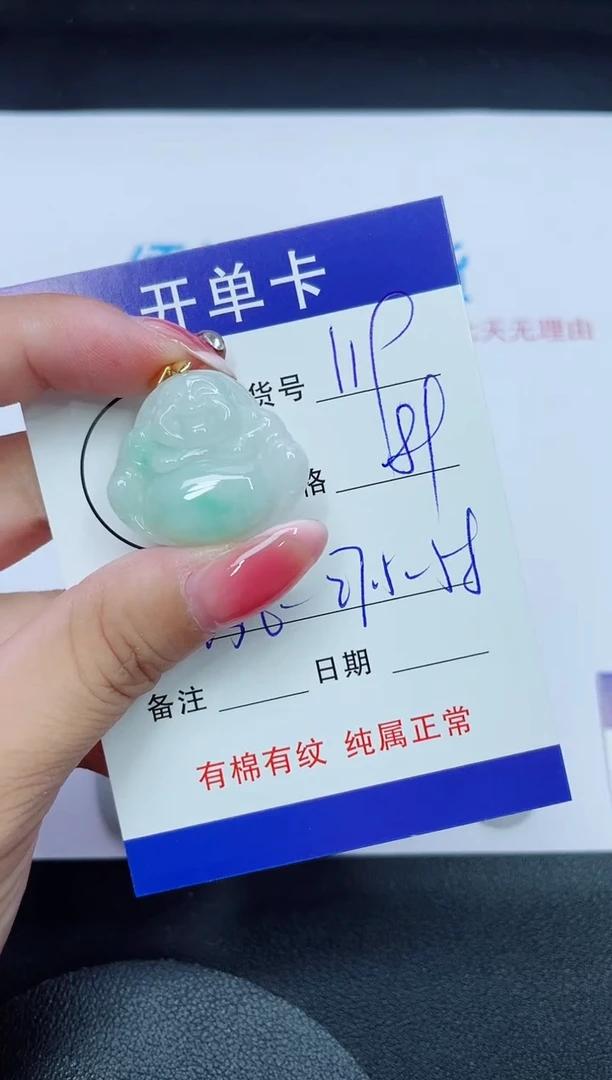 翡翠未镶嵌吊坠(赠链)119