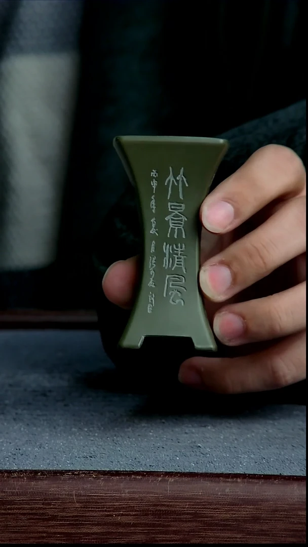 紫砂花盆3*7内径紫砂花盆