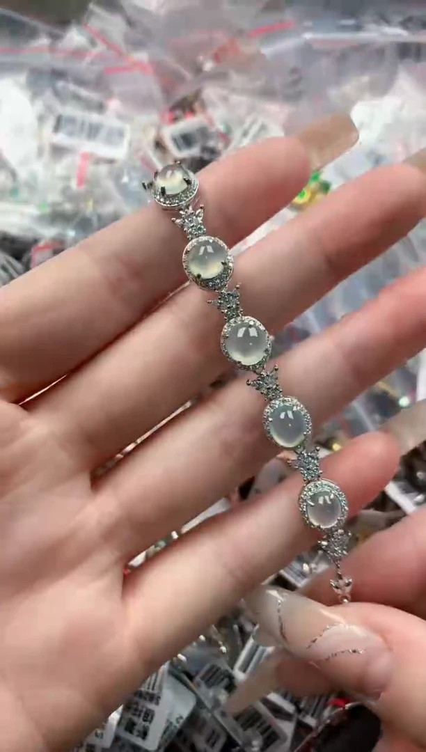 银S925镶嵌戒指翡翠7777----4