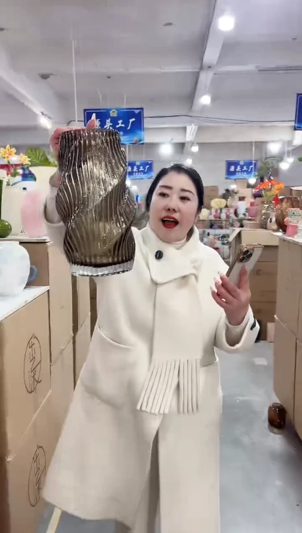 【闪购商品】玻璃花伴你花瓶微瑕-IDPG7