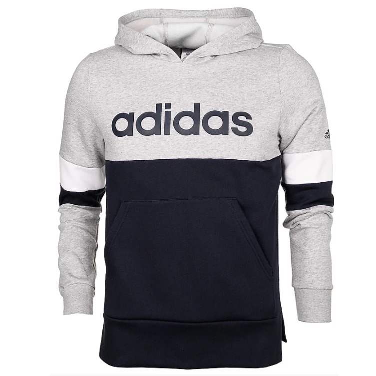 Adidas 阿迪达斯 春秋 连帽衫套头衫儿童休闲运动外套-GD6323
