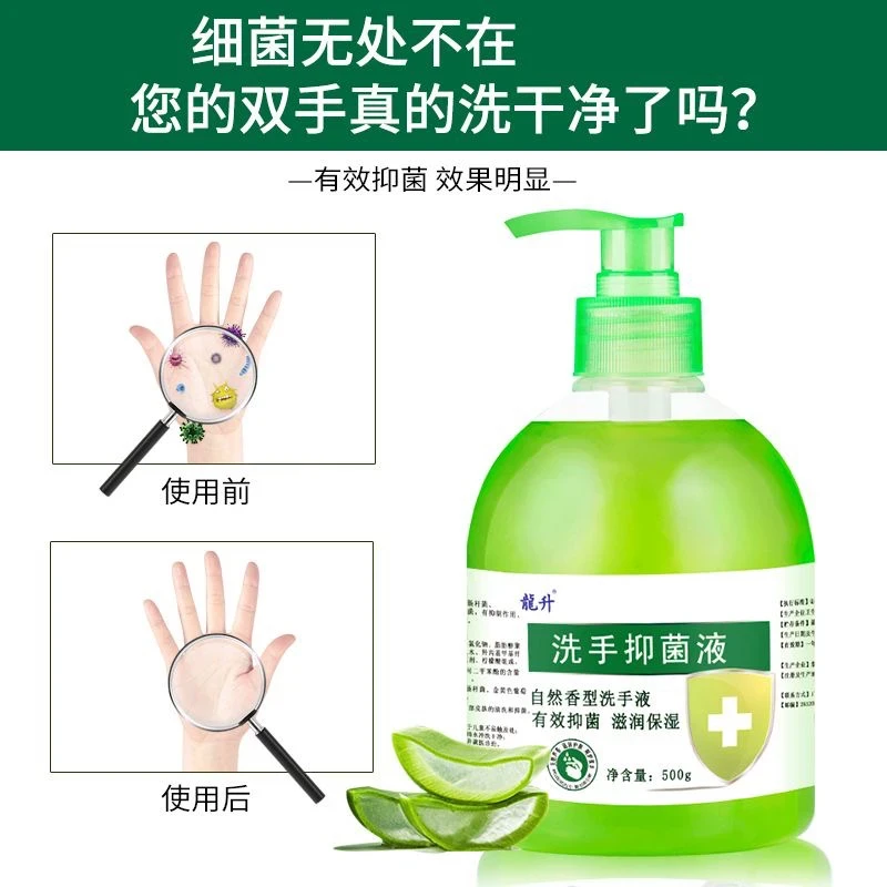 【2瓶装】芦荟抑菌洗手液清洁保湿家用家庭装